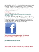 Cách vào facebook Vnpt FPT Viettel khi bi chặn doc