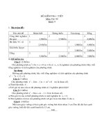 Kiểm tra 1 tiết- Đại số 9