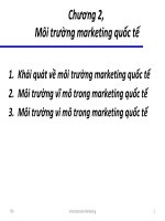Chương 2- Môi trường marketing quốc tế pps