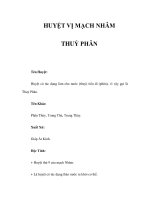 HUYỆT VỊ MẠCH NHÂM THUỶ PHÂN docx
