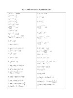 Bai tap PTBPT mu va logarit - 12 co ban