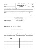 Đề thi HSG Toán-L3