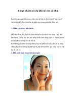 6 mẹo chăm sóc da khô nẻ cho cả nhà pptx