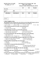 đề thi hk2 môn công nghệ 9 09-10