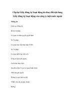 Cấp lại Giấy đăng ký hoạt động do thay đổi nội dung Giấy đăng ký hoạt động của công ty luật nước ngoài ppsx