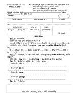 ĐỀ THI HSG LỚP 1 (TV) NH 2009-2010