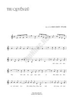 Bài hát thu quyến rũ - Đoàn Chuẩn - Từ Linh (lời bài hát có nốt) pot