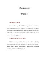 Thành ngực (Phần 1) potx