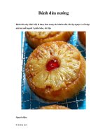 Bánh dứa nướng ppt