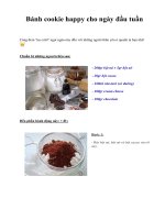 Bánh cookie happy cho ngày đầu tuần pps