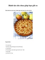 Bánh táo sữa chua giúp bạn giữ eo ppsx