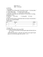 KIỂM TRA 15'''' MÔN VĂN 8