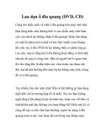 Lau dọn ổ đĩa quang (DVD, CD) pps