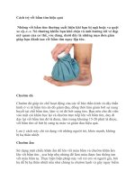 Cách trị vết bầm tím hiệu quả