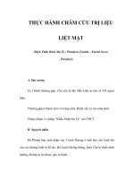 THỰC HÀNH CHÂM CỨU TRỊ LIỆU - LIỆT MẶT pdf