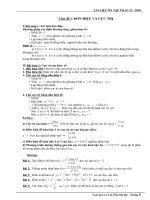 ôn Toán 12 phần 1 (giải tích)