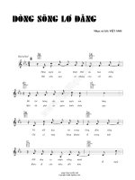 Bài hát dòng sông lơ đãng - Việt Anh (lời bài hát có nốt) ppsx