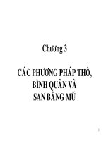 Bài giảng dự báo kinh doanh   chương 3 các phương pháp thô, bình quân và san bằng mũ