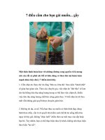 7 điều cấm cho bạn gái muốn... gầy ppt