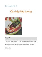 Các món cá –phần 35 pot