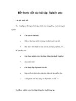 Bẩy bước viết các bài tập: Nghiên cứu ppsx