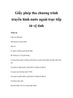 Giấy phép thu chương trình truyền hình nước ngoài trực tiếp từ vệ tinh potx