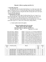 Báo cáo thí nghiệm phân tích cảm quan - 8 pot