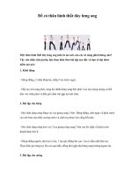 Để có thân hình thắt đáy lưng ong ppt