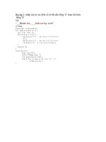 Lập trình C- Bài tập 14 doc