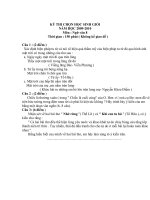 Thi chọn HS giỏi lớp 8(2009-2010)