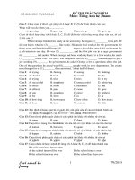 de luyen thi tieng anh