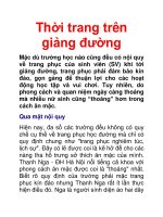 Thời trang trên giảng đường Mặc dù trường học nào cũng đều có nội quy về potx