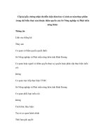 Cấp lại giấy chứng nhận đủ điều kiện đảm bảo vệ sinh an toàn thực phẩm trong chế biến thuỷ sản (thuộc thẩm quyền của Sở Nông nghiệp và Phát triển nông thôn) pptx