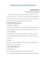 Sự phát triển của trẻ trong hai năm đầu cuộc sống ppsx