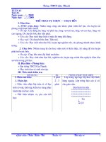 Giao an TD 6 Tuan 13