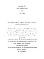 20 Nữ nhân Trung Quốc - Tiểu Thanh docx