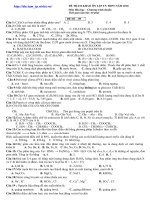 Đề ôn thi Hóa TN 2010 số 9