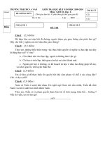 Đề học kì II - GDCD 6