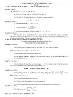 đề ôn luyện tốt nghệp 12 năm 2009 - 2010