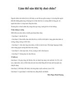 Làm thế nào khi bị chai chân? ppsx