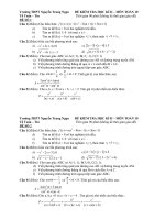 de thi hoc ki II - toan 10