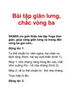 Bài tập giãn lưng, chắc vòng ba potx