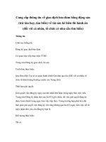 Cung cấp thông tin về giao dịch bảo đảm bằng động sản (trừ tàu bay, tàu biển) về tài sản kê biên thi hành án (đối với cá nhân, tổ chức có nhu cầu tìm hiểu) doc