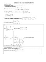 CHUYEN DE HE PT DAY DU CO DA