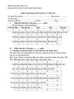 Mẫu phiếu đánh giá giờ giảng lý thuyết ppt