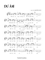 Bài hát dư âm - Nguyễn Văn Tý (lời bài hát có nốt) doc