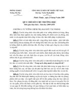 Quy chế trường học (40 điều cần thực hiện)