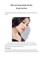 Biến môi mỏng thành môi dày để gợi cảm hơn ppsx