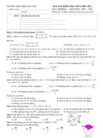 KSCL Giữa HK2 Toán 9