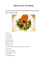 Món ăn chay bổ dưỡng pot